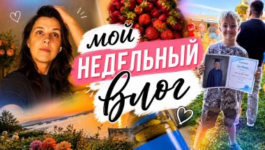🍓 Мой недельный влог 🇺🇸 | Клубника с поля, дети закончили школу и будни большой семьи
