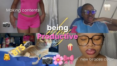 The reality of being a small content creator💆‍♀️📷🤳Braces tightening🦷~bts~grwm~life update📷🎀🦷