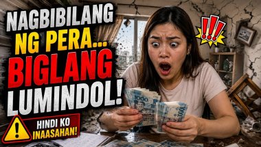 Biglaang lumindol ng malakas