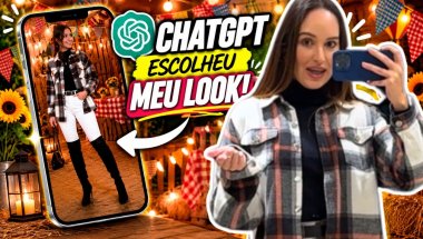 Usei Inteligência Artificial Para Montar Meu Look de Festa Julina (Sem Comprar Nada!)