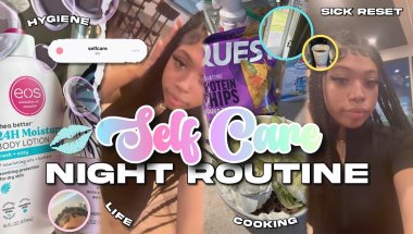 SELF CARE NIGHT ROUTINE 🫧 | Cooking, Hygiene + Sick Day Reset!