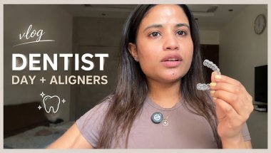 Getting My Aligners! 🦷 | Dentist Visit Vlog | Himani Khandelwal ✨