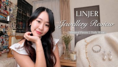 Everyday Jewelry | Linjer Review ✨ | Ariana Pearl Drop Earrings, Laurelle Leaf Bracelet, Ilse Ring