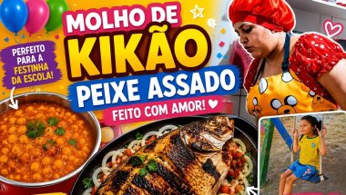 SÓ FALE OQUE REALMENTE VOCÊ SABE FIZ MOLHO DE KIKÃO FIZEMOS PEIXE ASSADO