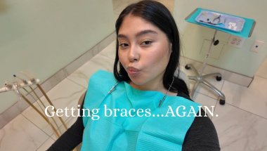 I GOT BRACES AGAIN + ONE MONTH UPDATE