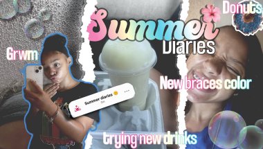Summer diaries 004 😉🌸💗 || sleepover,grwm,braces,taste test, etcc! || Kae Marie