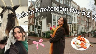 Day 8 & 9 of my solo trip Amsterdam 🇳🇱 (Hollandsche Manege, Poffertjes, The Spa Amsterdam, Flight)