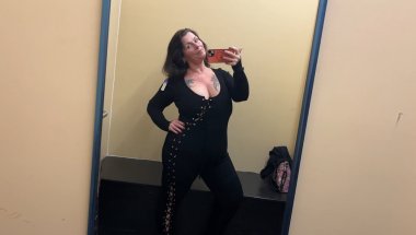 Hey Goodwill #fittingroomtryon #clothingtryon