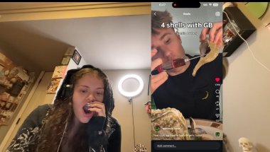 BRO DRINKS BLOOD & EATS AN ENTIRE GOAT HEAD (W Eats 🔥 from @spence.is.liquid on IG) (Vampire Maxing)