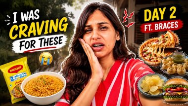 24 Hours Eating Only Soft Food With Braces 😭 | shilpaKizindagi