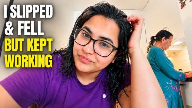 I Slipped & Fell Today 😢 But Had to Keep Working | Mom’s Mixed Vegetable Curry & Daily Life Vlog