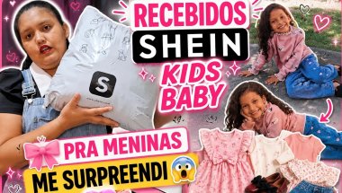 RECEBIDOS SHEIN KIDS BABY PRA MENINAS #SHEINKIDS #SHEINtrends #ad