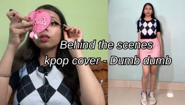 Miluna BTS - making of a kpop dance cover (Dumb Dumb - Somi)