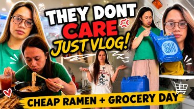 THEY DONT CARE JUST VLOG! CHEAP RAMEN + GROCERY DAY