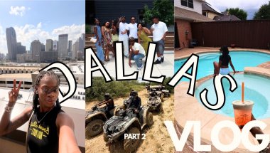 DALLAS VLOG | Part 2 | ATV Riding | Pool party/Cookout | Brunch | and more ꨄ︎