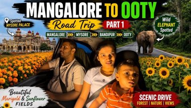 Mangalore to Ooty Road Trip Part 1 | Bandipur Safari Drive | Travel Vlog | Kannada and malayalam