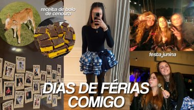 DIAS DE FÉRIAS COMIGO | festa junina, receita de bolo de cenoura e rotina
