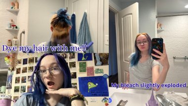 Watch Me Dye My Hair! (My Bleach Bottle Exploded and Some Roots Got Forgotten)