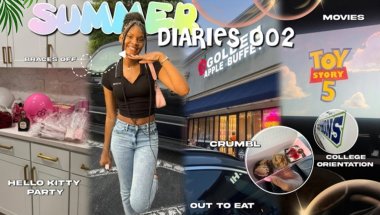 SUMMER DIARIES 002 ☆| getting braces off, eating out, orientation, hello kitty party, movies, etc.