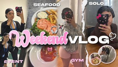 WEEKEND IN MY LIFE 🎀 | Live Recording Concert, Seafood, Working Out & Healthy Habits