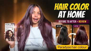 Trying Hair Color at Home 😱 Paradyes Berry Plum 💜 | Before & After result