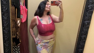 Goodwill #clothingtryon #fittingroomtryon
