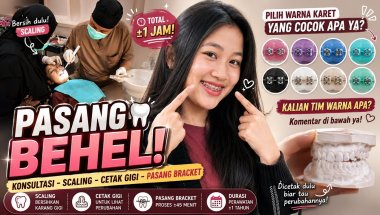 PASANG BEHEL LAGI Setelah Lepas Retainer! 😭 Proses Lengkap: Konsultasi, Scaling & Pemasangan Bracket
