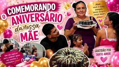 COMEMORANDO O ANIVERSÁRIO DA NOSSA MÃE #viralvideo #viralshort