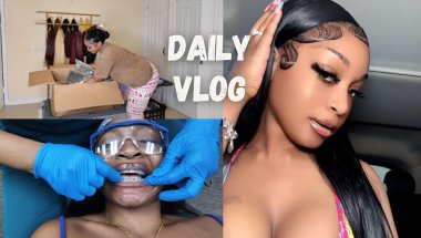 DAILY VLOG- Did A Blood Test + Valiant Drama + Braces Appointment + New Business Shipment + Unboxing