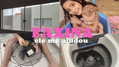 FAXINA NA CASA | MEU AMOR ME AJUDOU | AS CRIANÇAS BRINCARAM MUITO | LAVEI ROUPAS 🥵🙏🏻💖