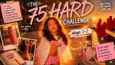 THE 75 HARD CHALLENGE Days 1-2: transforming my life in 2026, start 75 hard with me, healthy habits