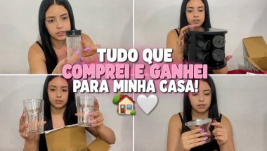 🏡 TUDO QUE COMPREI E GANHEI PARA A MINHA CASA! 🤍