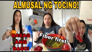 NAKABASAG NG BASO KINABAHAN AKO! NAMISS KUNG ALMUSAL ANG TOCINO! TARA BILI TAYO NG BAGONG BASO HAHA