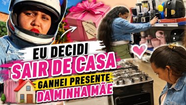 EU DECIDI SAIR DE CASA GANHEI PRESENTE DA MINHA MÃE #viralvideo #viral #vlog