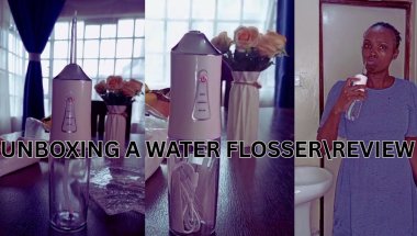 unboxing water flosser Oral irrigator\How to use water flosser without making a mess\Braces flosser
