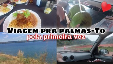 VLOG:VIAGEM PRA PALMAS-TÔ - PELA PRIMEIRA VEZ 😍 - (Café da manhã,almoço, Água de Coco, etc..)