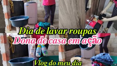 😊DIA DE LAVAR ROUPAS/😃DONA DE CASA EM AÇÃO @casinhadadebora2041