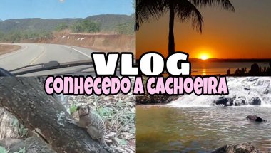 VLOG:CONHECEDO A CACHOEIRA & FUI VER O POR DO SOL NA PRAIA🏖😍 #cachoeira #pordosol #diversão