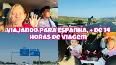 Viajando de carro para Espanha com 3 crianças, Mais de 14 horas de viagem 😮‍💨