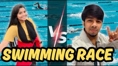 🏊‍♂️ Epic Swimming Race Showdown – Guess Who Won?! 🥇