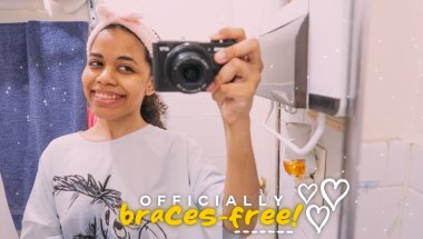 getting my braces off after 34 months!