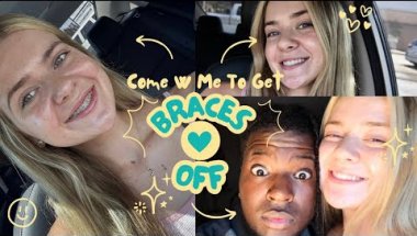come with me to get my braces off after 1.5 years !! *BF HAD NO CLUE!! SURPRISE REACTION!!*
