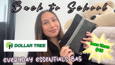 Affordable Everyday Essentials Bag | Back to School | Dollar Tree