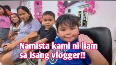 Namista kami ni liam sa isang vlogger!!!