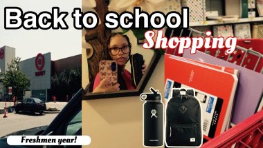 BACK TO SCHOOL shopping+ Haul 2025 (Freshman Year!)