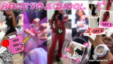 BACK TO SCHOOL📓✏️ | first day + maintenance + birthday + skating + grwm + MORE | SANAAOLOURI