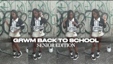 FIRST DAY OF SCHOOL GRWM + VLOG | SENIOR YEAR EDITION