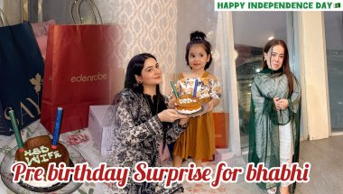 Azadi special day | bhabhi ko diya birthday surprise | reema aly | vlog