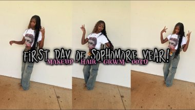 First Day of Sophomore Year GRWM (BTS 2025 ✨)