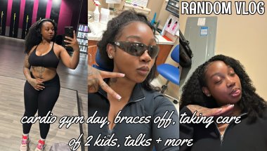 random vlog : cardio gym day, braces finally off, taking care of 2 kids, college prep, talks + more